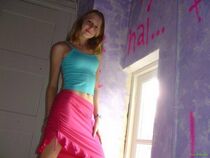 Stunning blonde in a