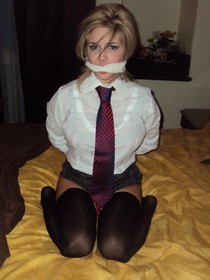 Beautiful student in a
